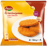 Amuso Bacon burgers 4x90gr.