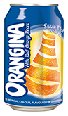 Orangina can 33cl.