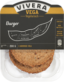 Vivera vegetarian hamburger 2 pieces